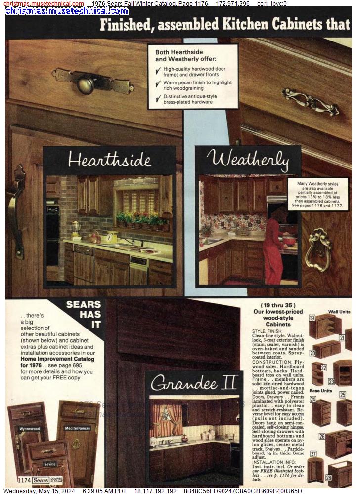 1976 Sears Fall Winter Catalog, Page 1176