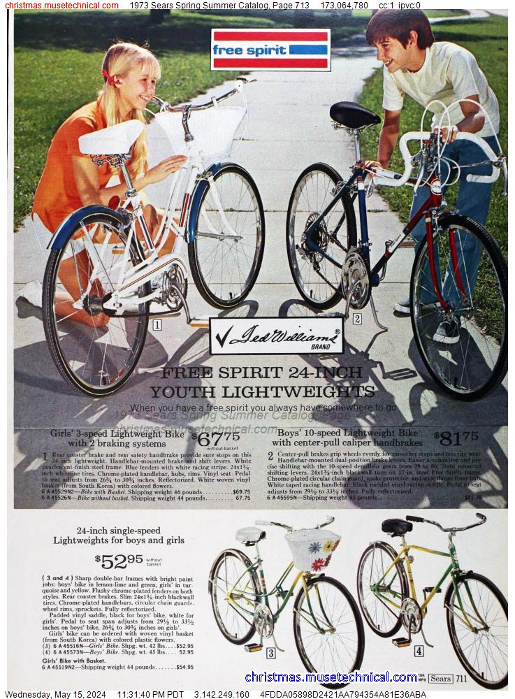 1973 Sears Spring Summer Catalog, Page 713