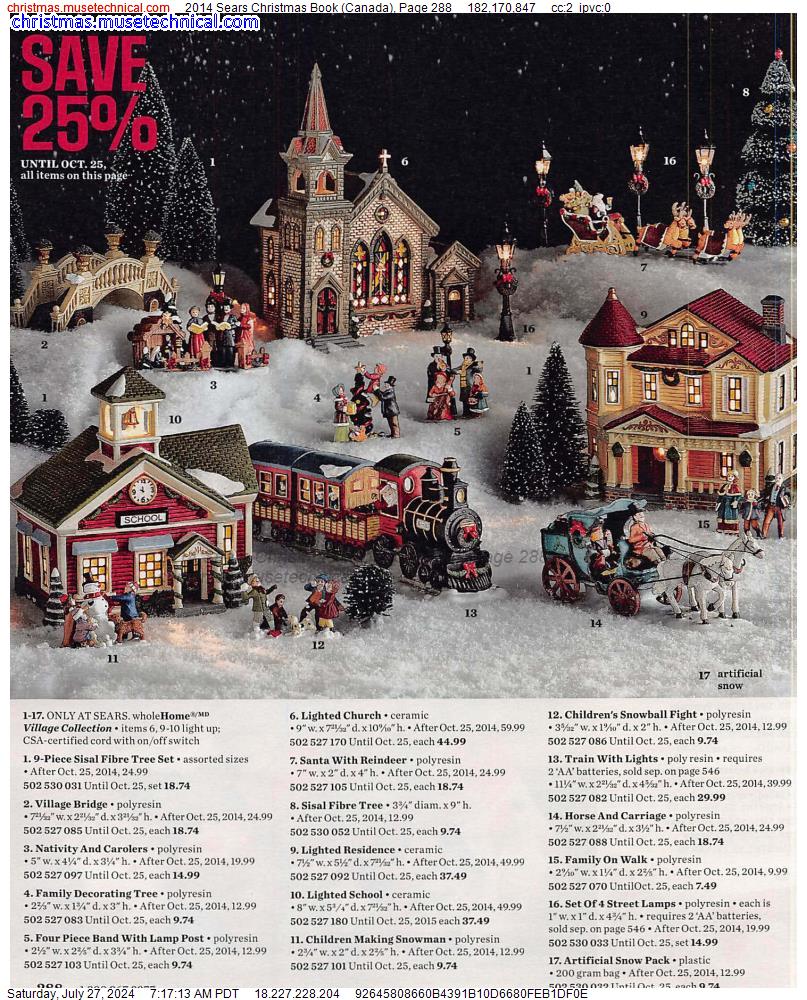 2014 Sears Christmas Book (Canada), Page 288
