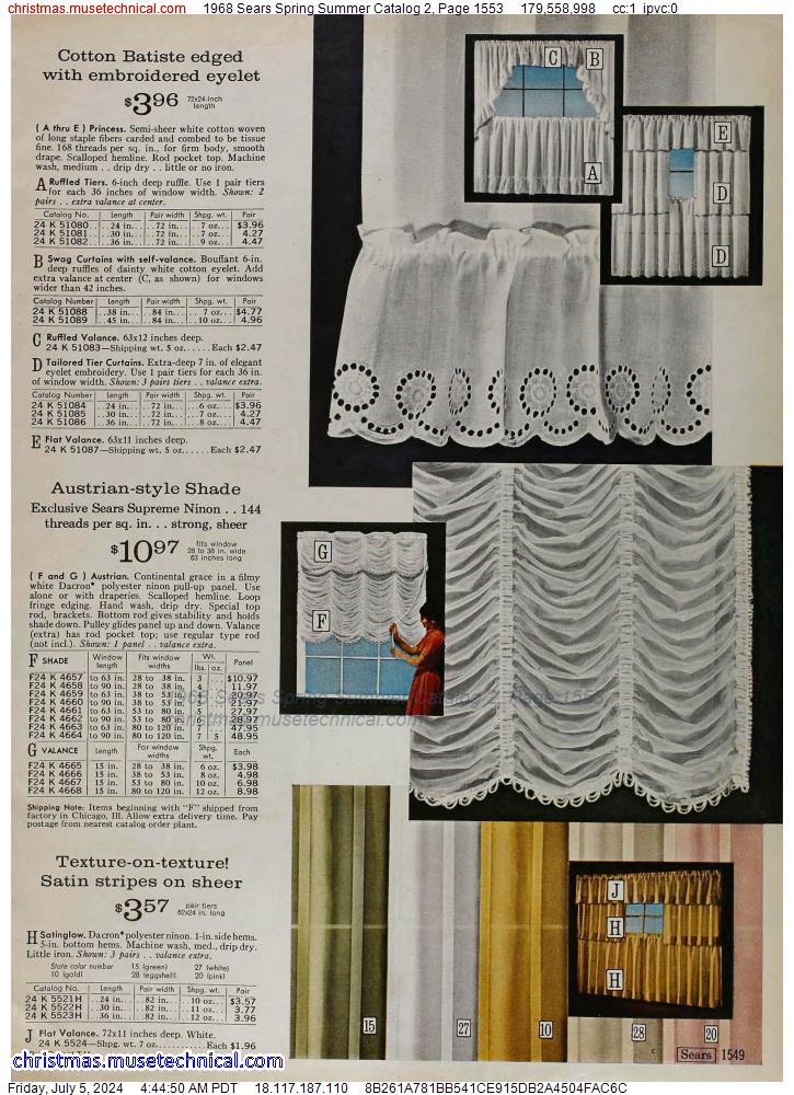 1968 Sears Spring Summer Catalog 2, Page 1553