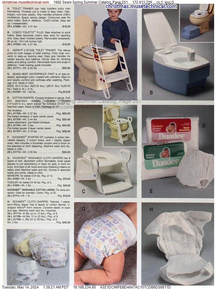 1992 Sears Spring Summer Catalog, Page 251