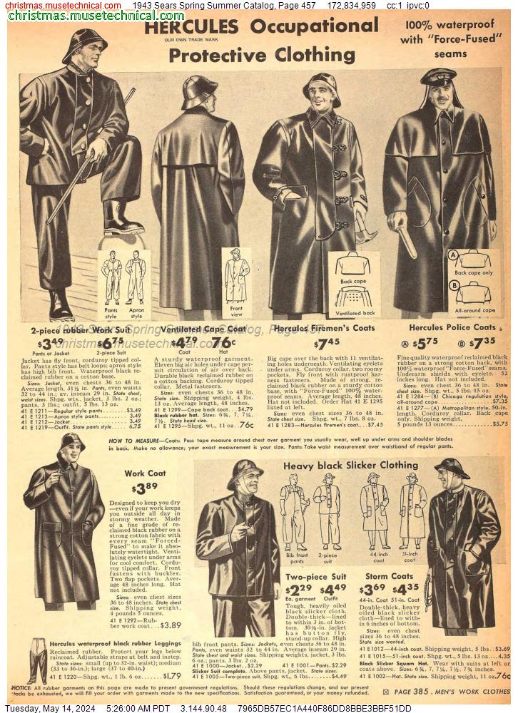1943 Sears Spring Summer Catalog, Page 457