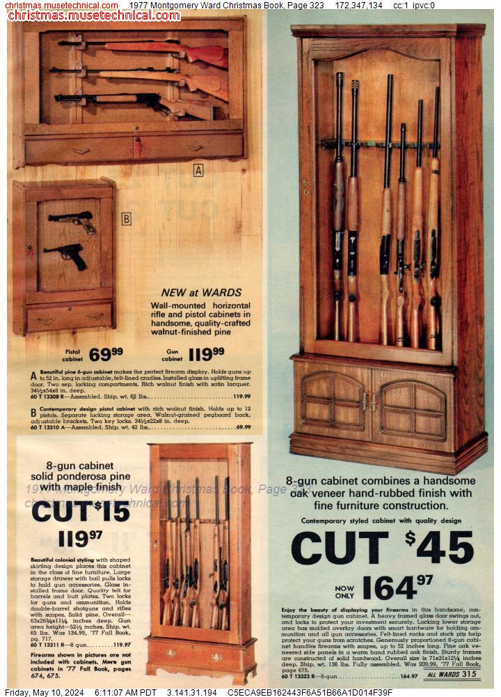 1977 Montgomery Ward Christmas Book, Page 323