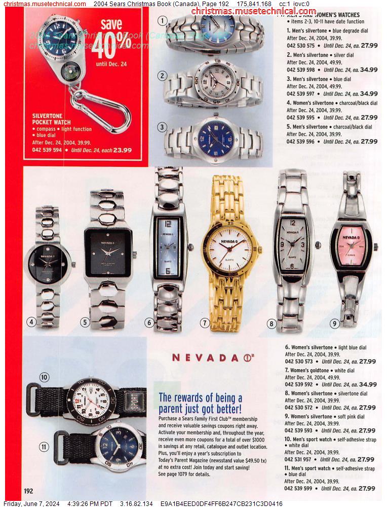 2004 Sears Christmas Book (Canada), Page 192