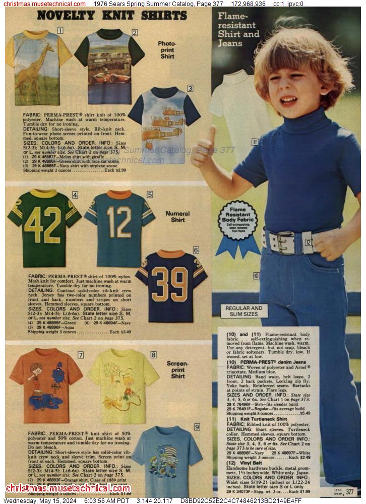 1976 Sears Spring Summer Catalog, Page 377