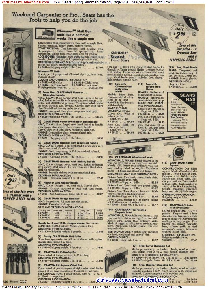 1976 Sears Spring Summer Catalog, Page 648