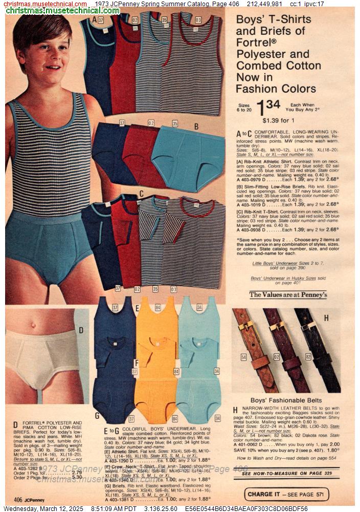 1973 JCPenney Spring Summer Catalog, Page 406