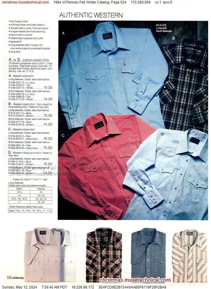 1984 JCPenney Fall Winter Catalog, Page 524
