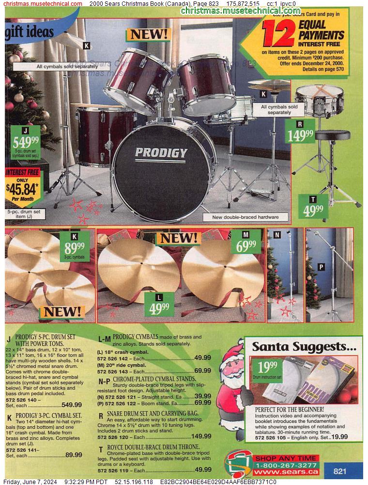 2000 Sears Christmas Book (Canada), Page 823