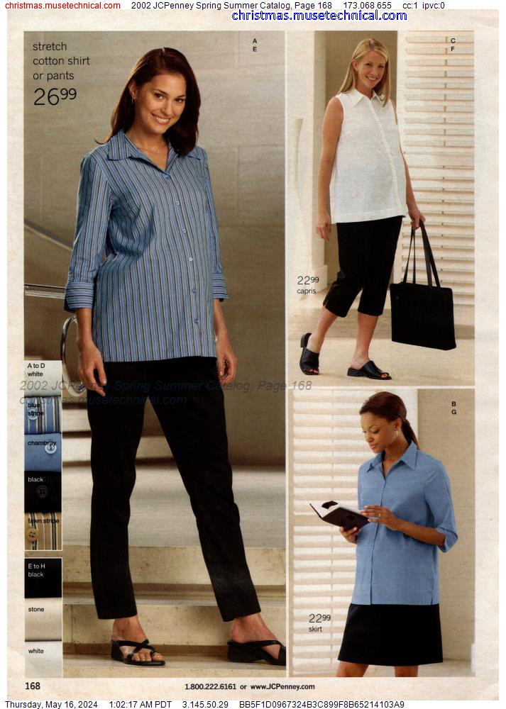 2002 JCPenney Spring Summer Catalog, Page 168