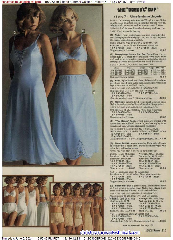 1979 Sears Spring Summer Catalog, Page 215