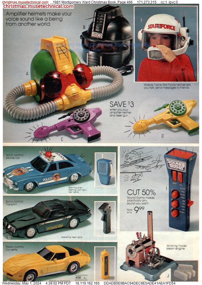 1981 Montgomery Ward Christmas Book, Page 466