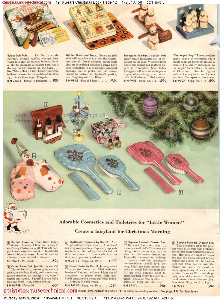 1946 Sears Christmas Book, Page 12
