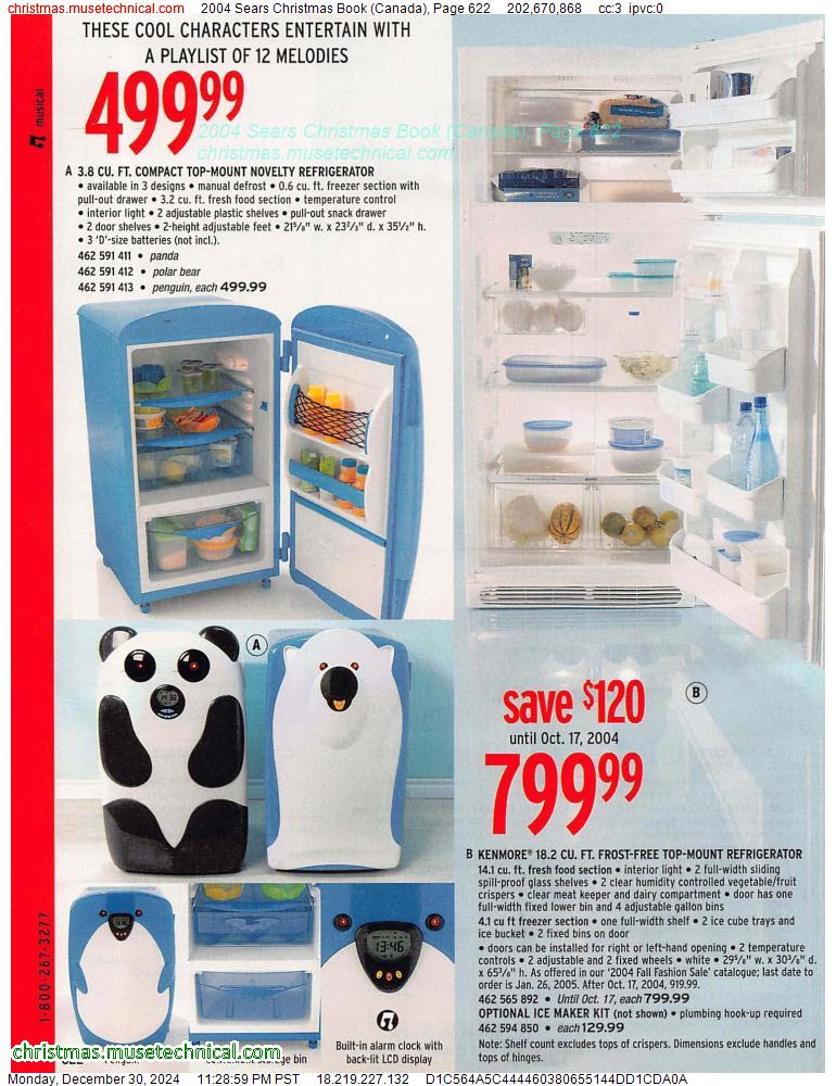 2004 Sears Christmas Book (Canada), Page 622