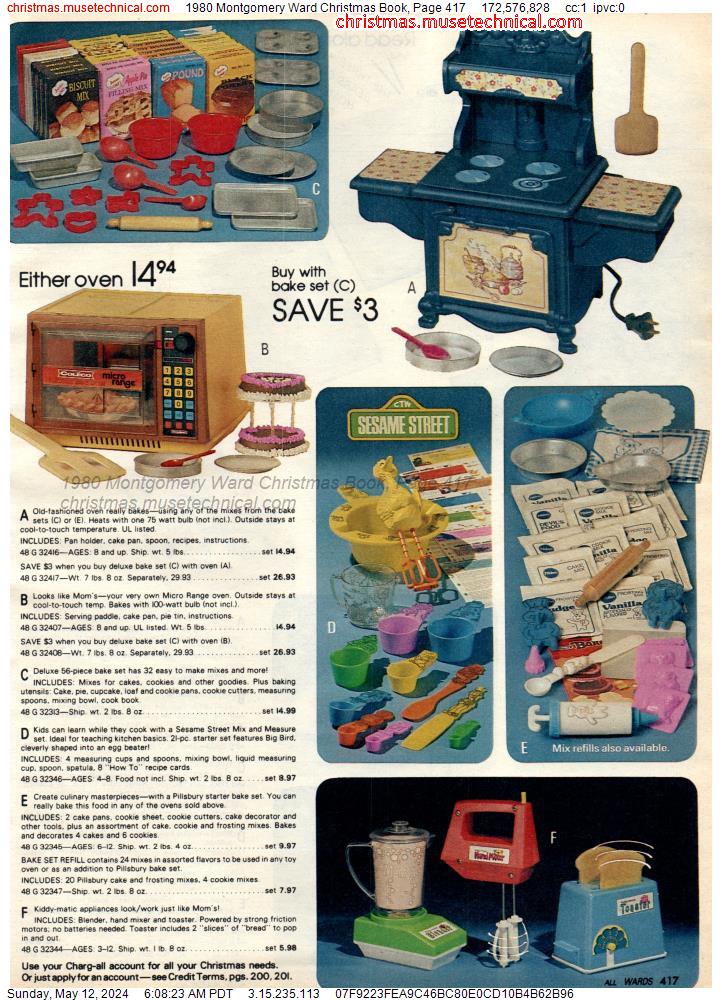 1980 Montgomery Ward Christmas Book, Page 417