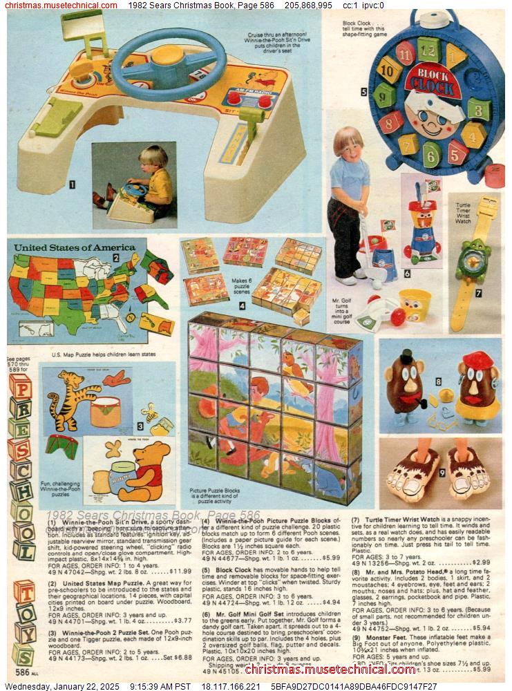 1982 Sears Christmas Book, Page 586