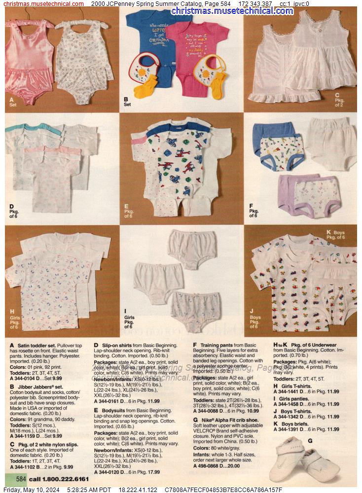 2000 JCPenney Spring Summer Catalog, Page 584