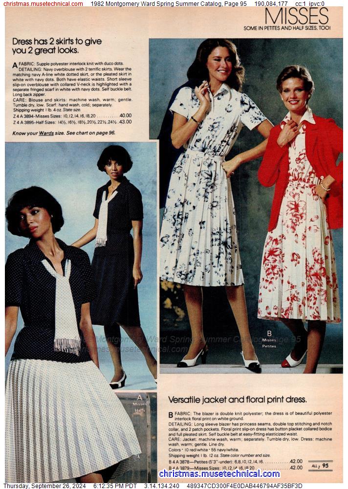 1982 Montgomery Ward Spring Summer Catalog, Page 95