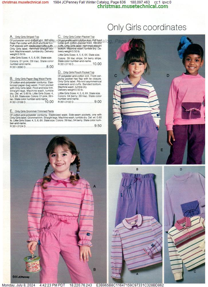 1984 JCPenney Fall Winter Catalog, Page 636