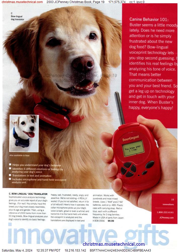 2003 JCPenney Christmas Book, Page 19