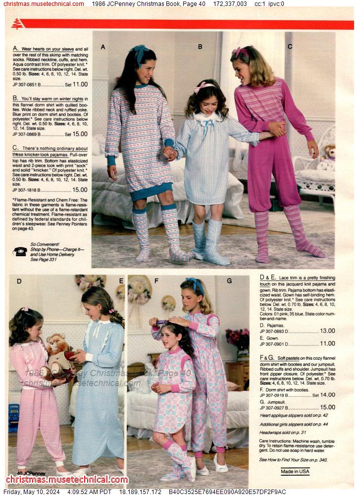 1986 JCPenney Christmas Book, Page 40