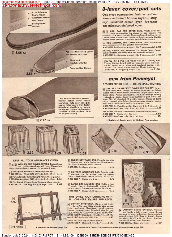 1964 JCPenney Spring Summer Catalog, Page 874