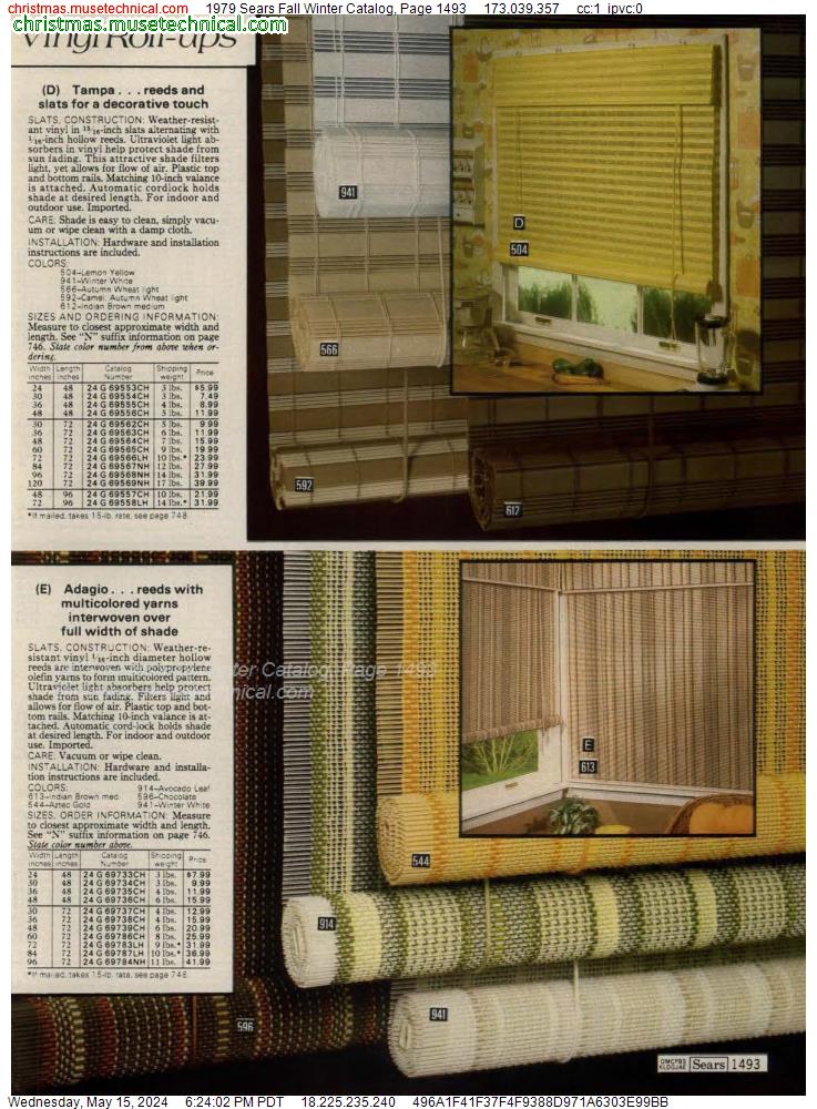 1979 Sears Fall Winter Catalog, Page 1493