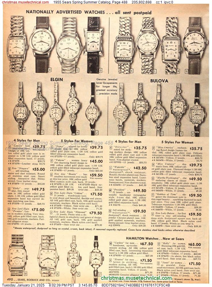 1955 Sears Spring Summer Catalog, Page 488