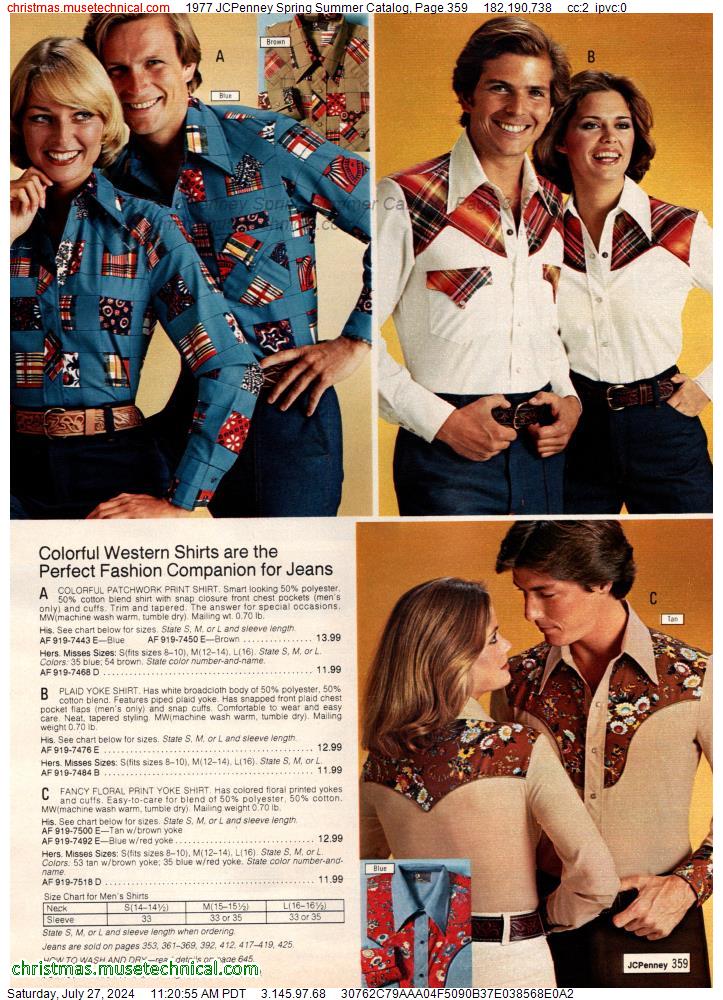 1977 JCPenney Spring Summer Catalog, Page 359