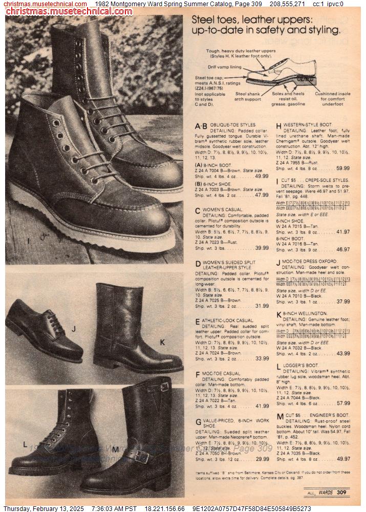 1982 Montgomery Ward Spring Summer Catalog, Page 309