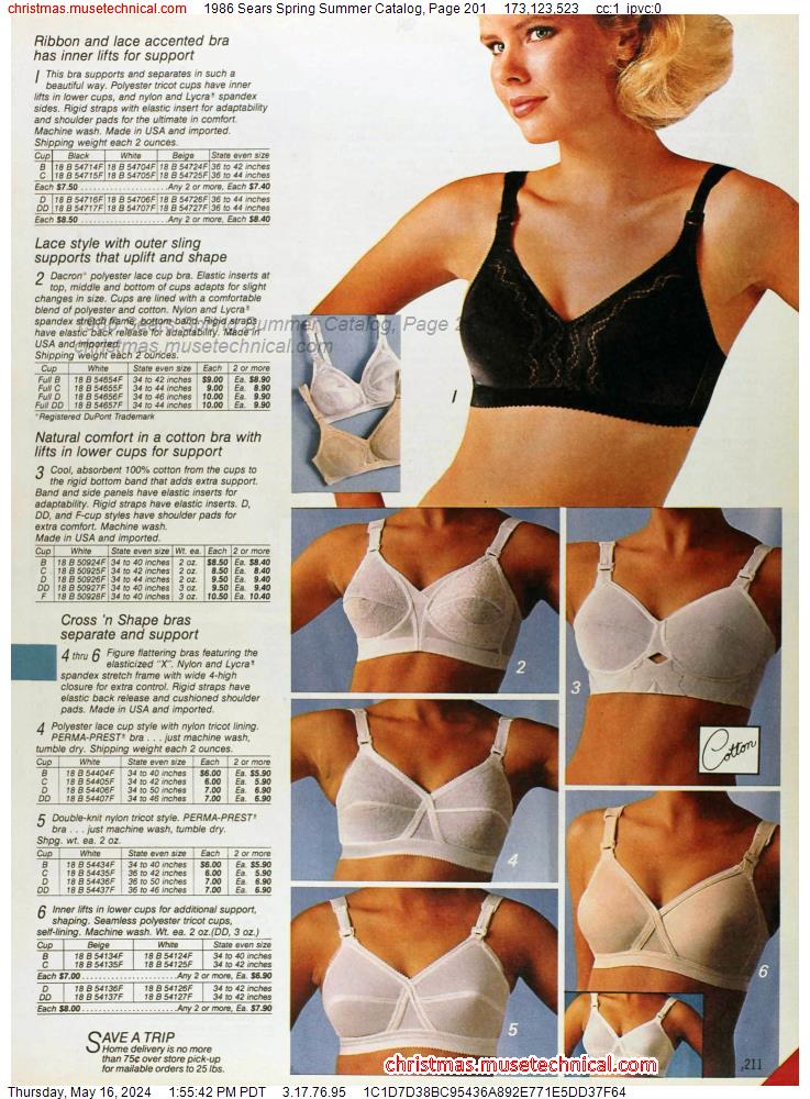 1986 Sears Spring Summer Catalog, Page 201