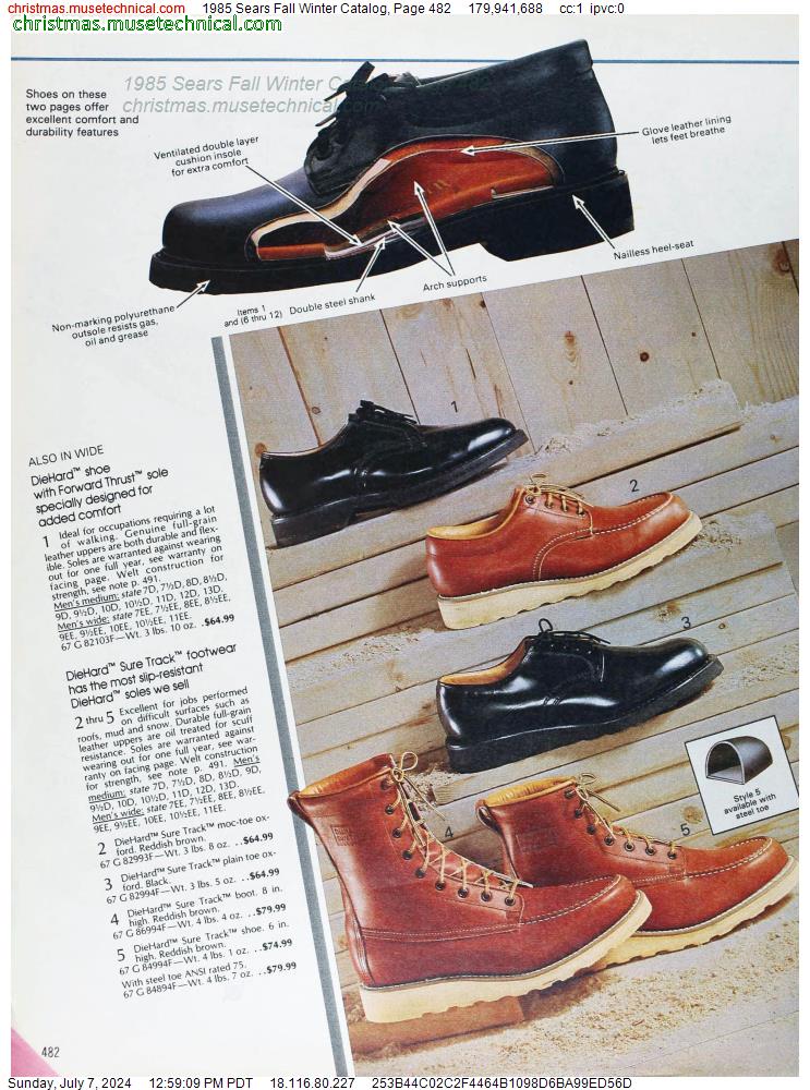 1985 Sears Fall Winter Catalog, Page 482