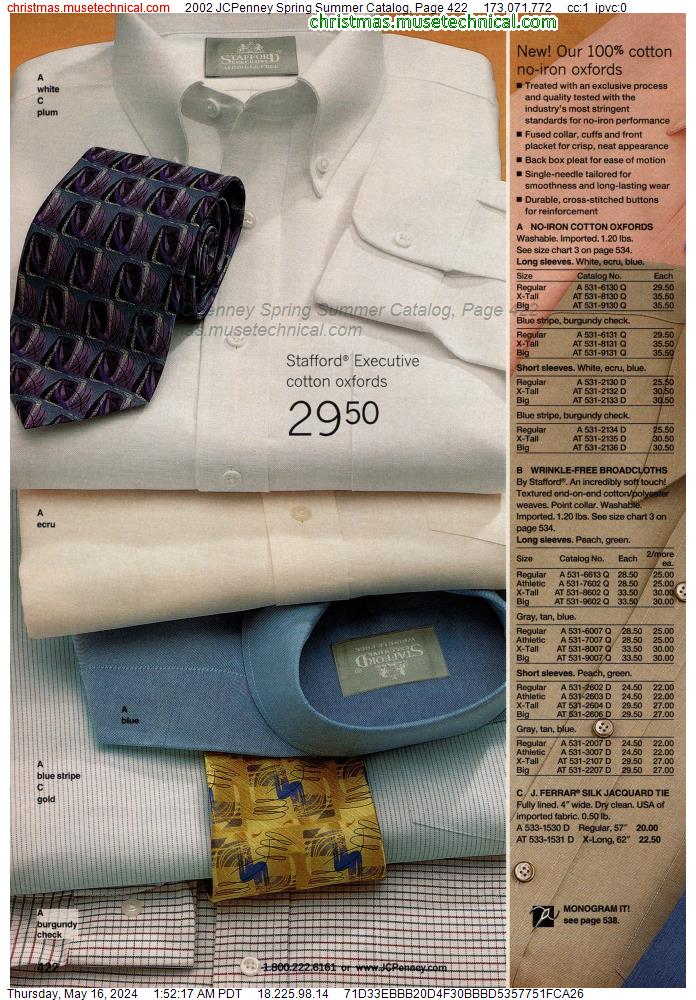 2002 JCPenney Spring Summer Catalog, Page 422