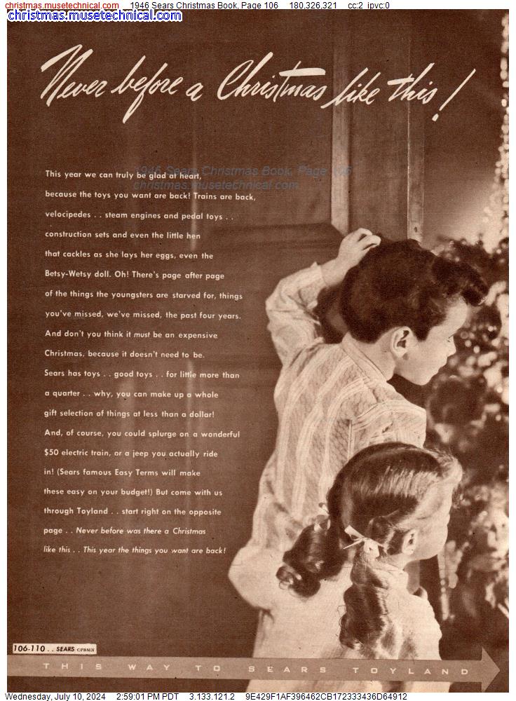 1946 Sears Christmas Book, Page 106