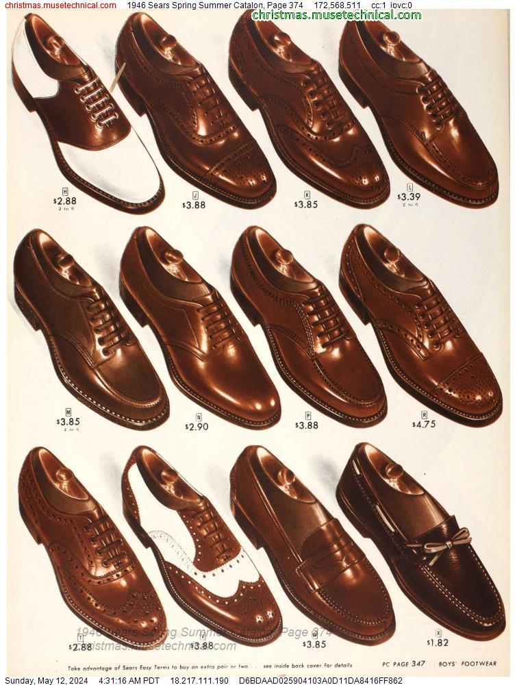1946 Sears Spring Summer Catalog, Page 374