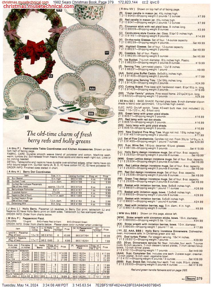 1982 Sears Christmas Book, Page 379