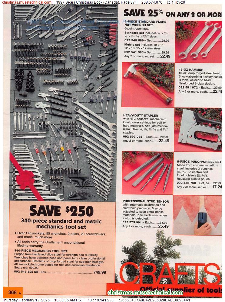 1997 Sears Christmas Book (Canada), Page 374