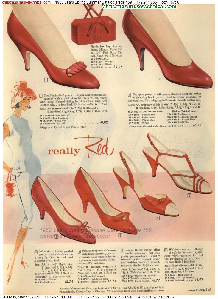 1960 Sears Spring Summer Catalog, Page 159