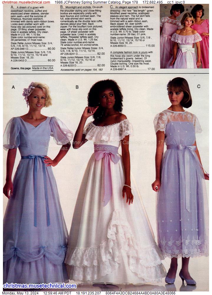 1986 JCPenney Spring Summer Catalog, Page 178