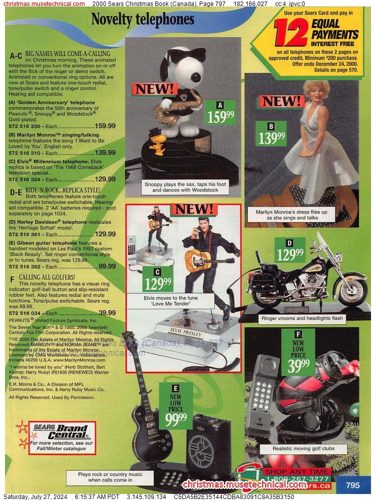 2000 Sears Christmas Book (Canada), Page 797