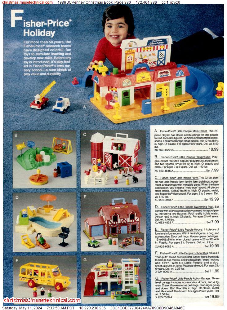 1986 JCPenney Christmas Book, Page 380