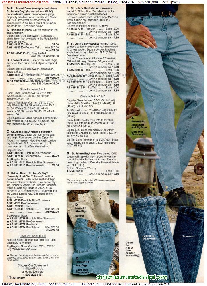 1996 JCPenney Spring Summer Catalog, Page 476