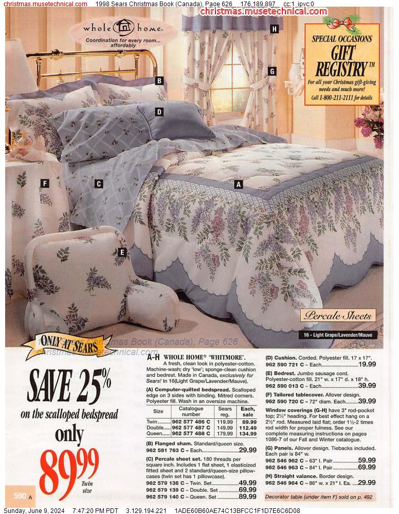 1998 Sears Christmas Book (Canada), Page 626