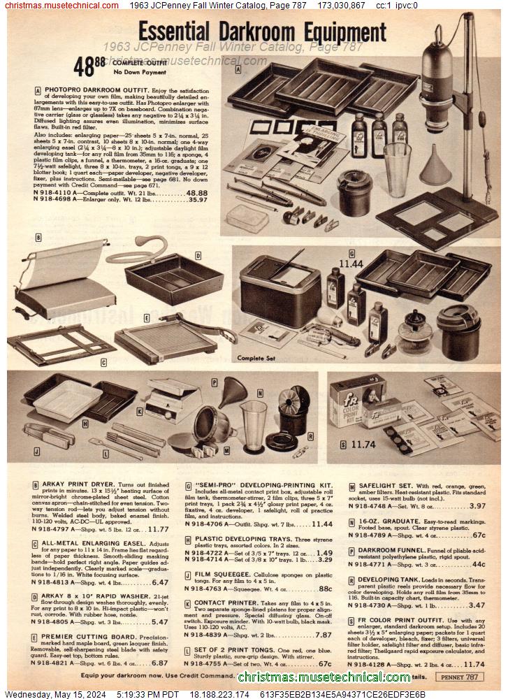 1963 JCPenney Fall Winter Catalog, Page 787