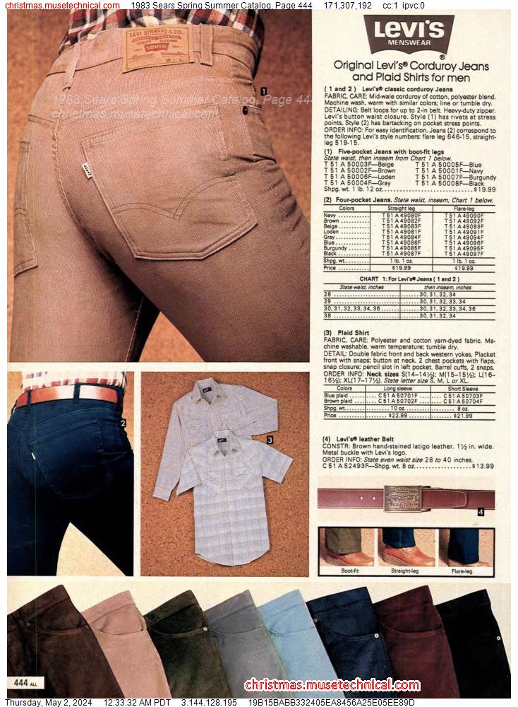 1983 Sears Spring Summer Catalog, Page 444