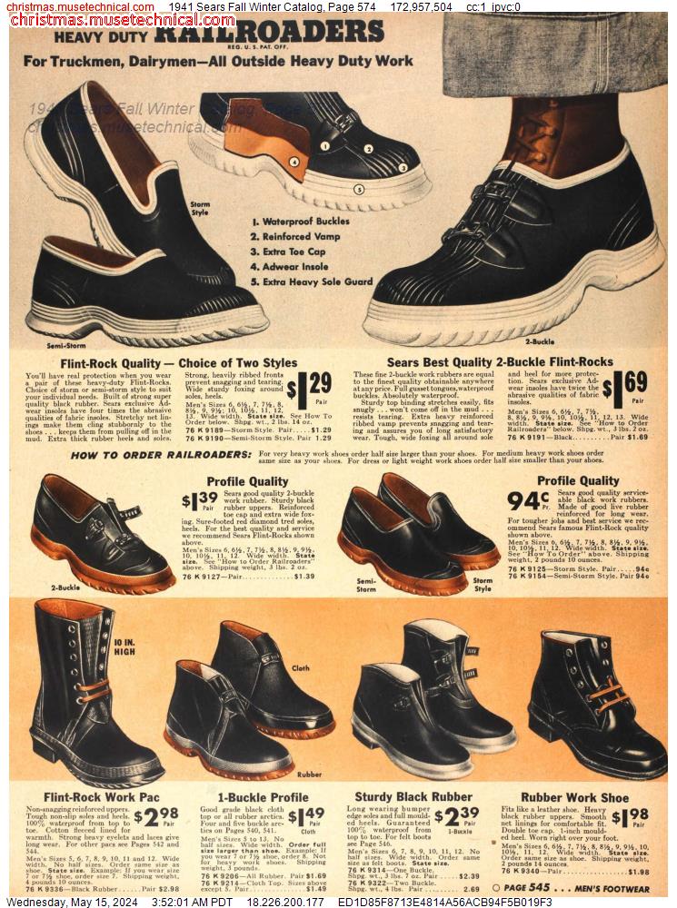 1941 Sears Fall Winter Catalog, Page 574