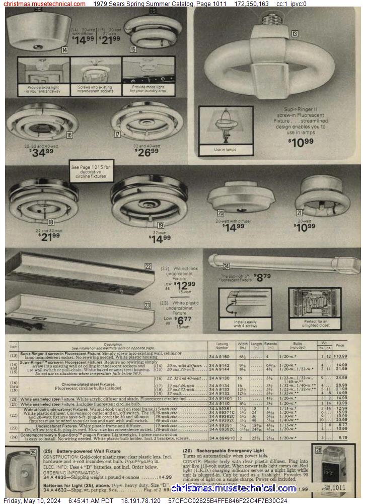 1979 Sears Spring Summer Catalog, Page 1011