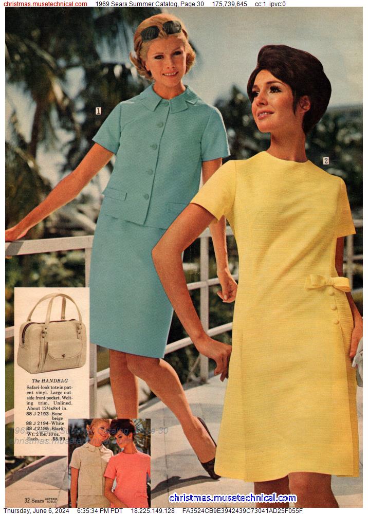 1969 Sears Summer Catalog, Page 30