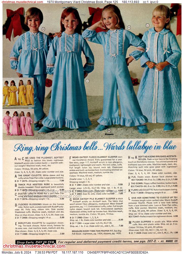 1970 Montgomery Ward Christmas Book, Page 125