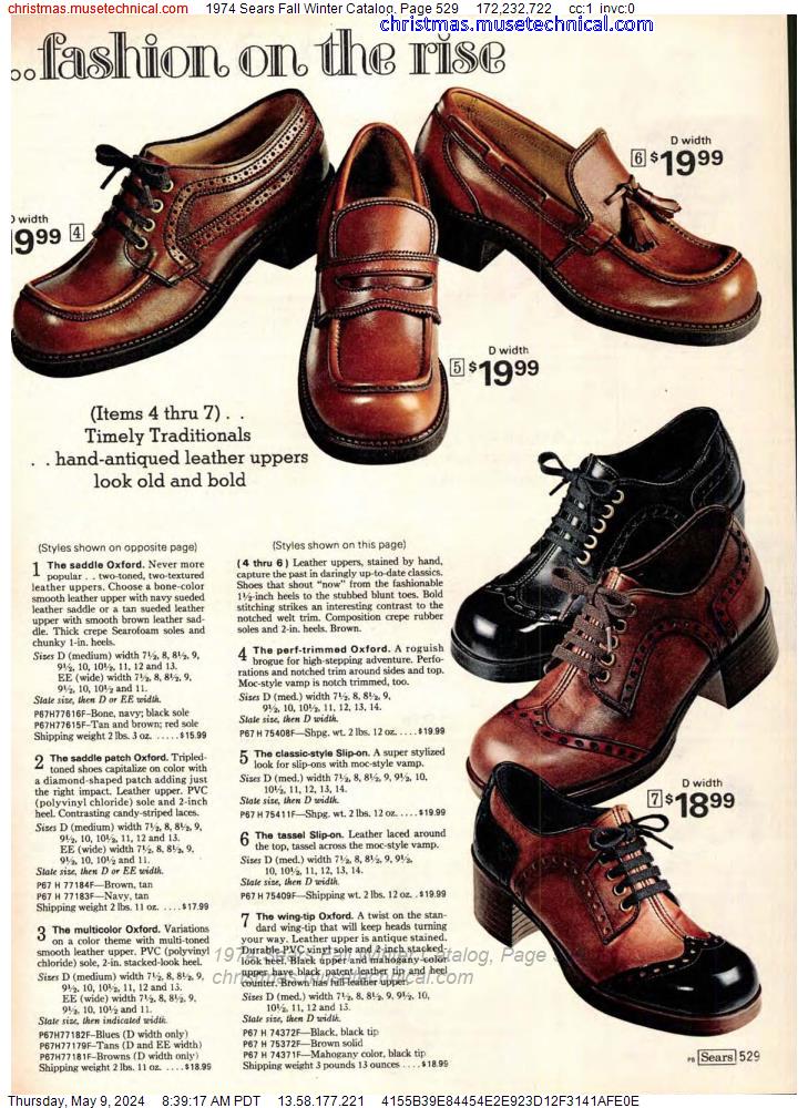 1974 Sears Fall Winter Catalog, Page 529